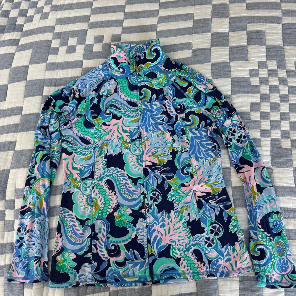 Lilly Pulitzer Luxletic Floral Jacket